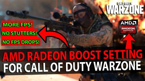 Call OF Duty WarZone FPS Boost Setting For AMD Radeon | FPS Boost Guide - ZOHAIB ROCK