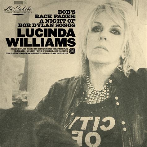 Lucinda Williams - Bob's Back Pages: A Night Of Bob Dylan Songs (2020) Hi-Res