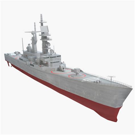 3d uss arkansas ship model