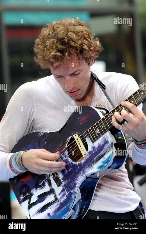 Chris Martin of Coldplay Coldplay performs live on 'The Today Show Concert Series' at ...