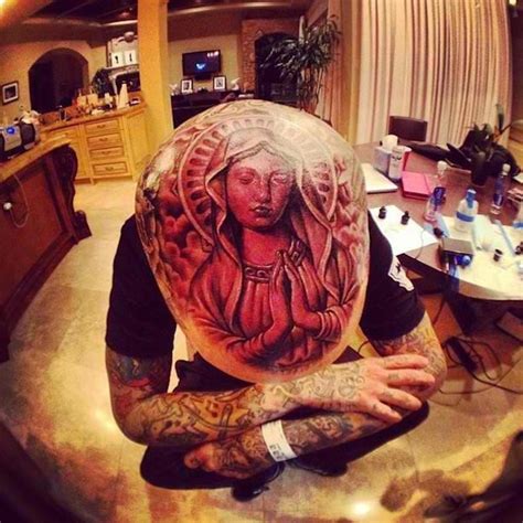 Travis Barkers new head #tattoo #InkedMag #ink #tattoos #tattooed # ...