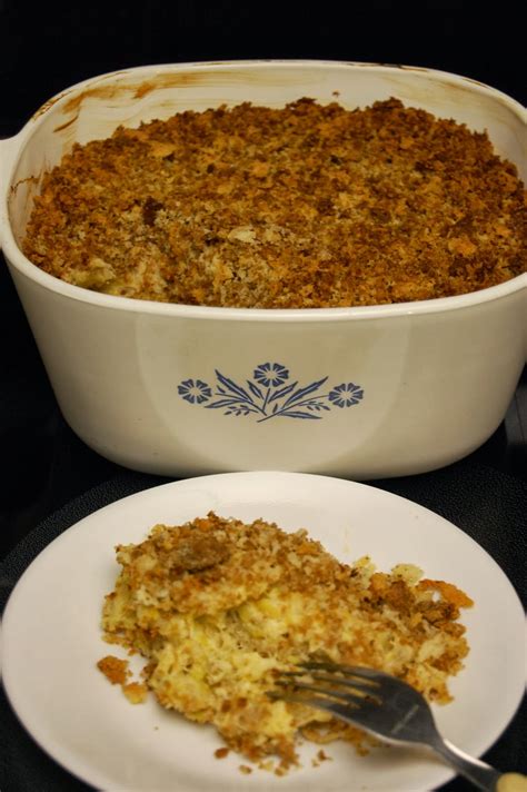 Yum, Let's Eat!: Squash Casserole with Sour Cream and Stuffing Mix