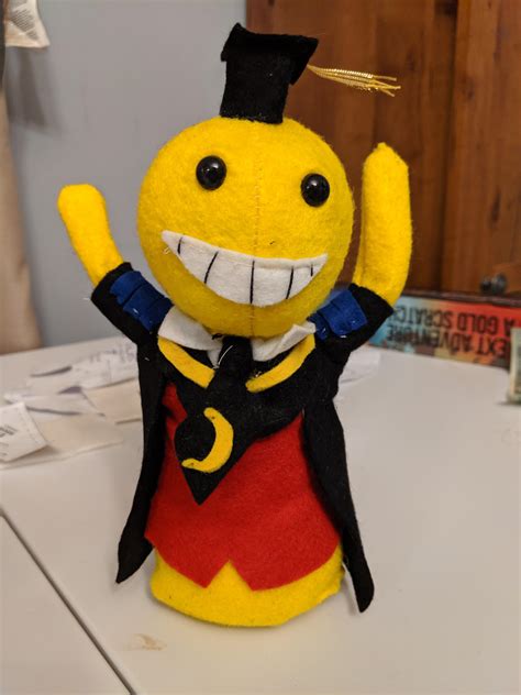 Koro Sensei plush I made :) : r/sewing