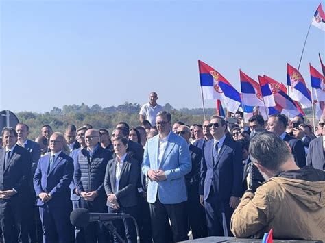 President of Serbia opened up a 24.6km highway today : r/europe