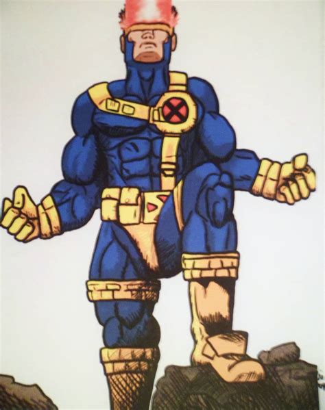 X-Men Cyclops Drawing by cusT0M on DeviantArt