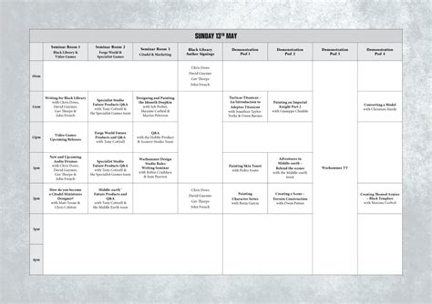 Warhammer Fest 2018 – Schedule and Map revealed! – Sprues & Brews