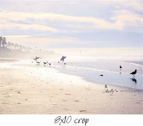 Oside Morning Beach Photography Oceanside CA Foggy Coastal - Etsy