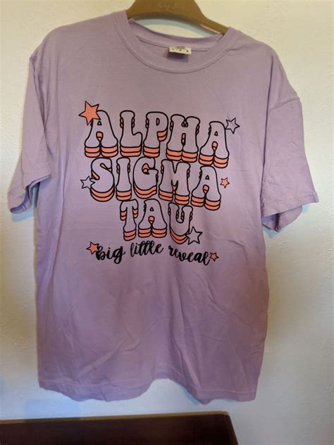 Alpha Sigma Tau shirt on Mercari | Alpha sigma tau shirt, Alpha sigma ...