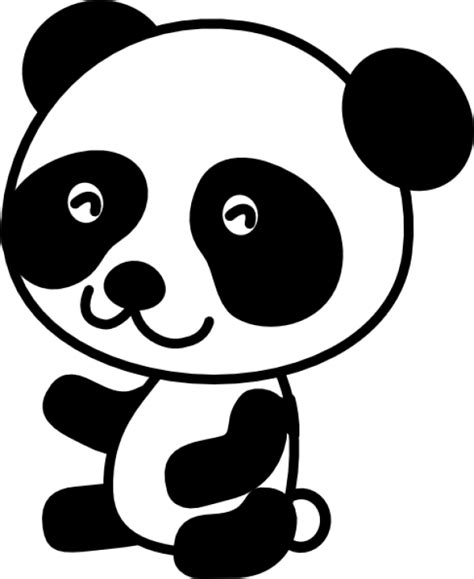 Panda Clipart Outline and other clipart images on Cliparts pub™