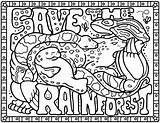 Amazon Rainforest Coloring Pages sketch template