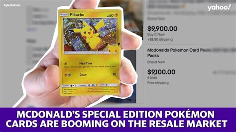 Pokémon Happy Meal cards are being resold for thousands of dollars - YouTube