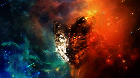 Wolf Space | Wallpaper HD by Oblivigate on DeviantArt