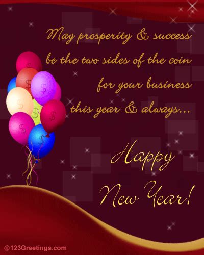 New Year Business Greeting... Free Business Greetings eCards | 123 ...