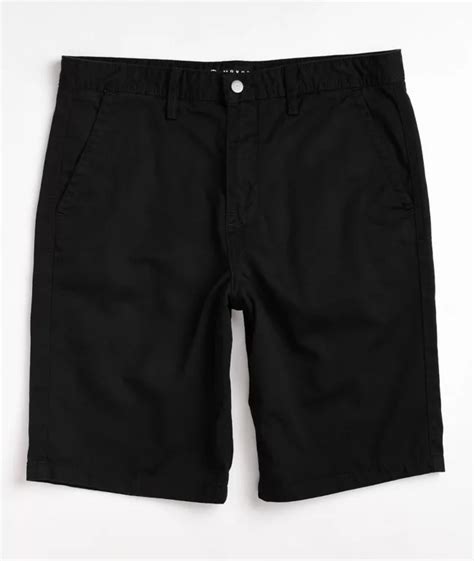 Empyre Furtive Black Chino Shorts