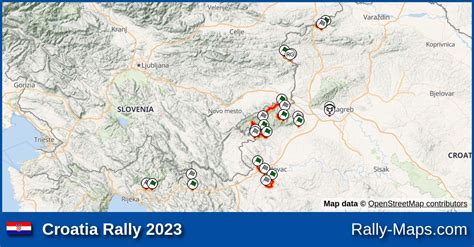 Maps | Croatia Rally 2023 [WRC] | Rally-Maps.com