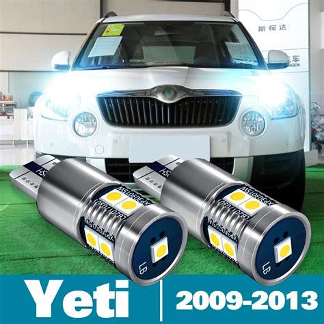 2pcs LED Parking Light For Skoda Yeti Accessories 2009 2010 2011 2012 2013 Clearance Lamp