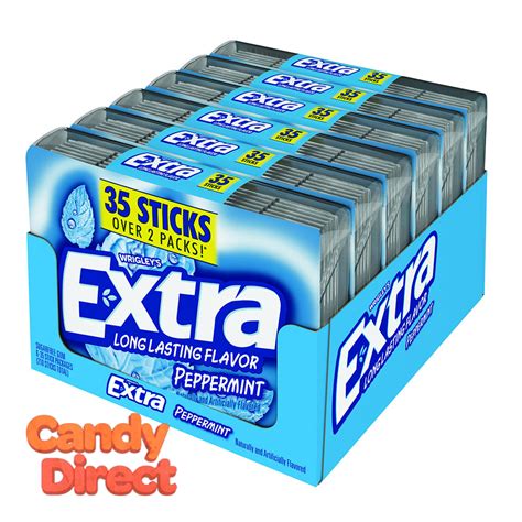 Extra Gum Peppermint Mega Pack 3.33oz - 6ct – CandyDirect.com