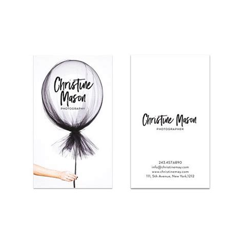 Business Card Design Balloon Business Card Premade Business Card Printable Business Gold Calling ...