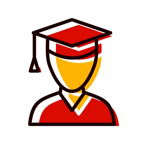 Male Student Icon Design 497579 Vector Art at Vecteezy