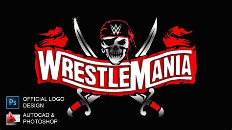 WrestleMania 37 Official Logo Design I AutoCAD I Photoshop I WWE I | Photoshop me, Logo design ...