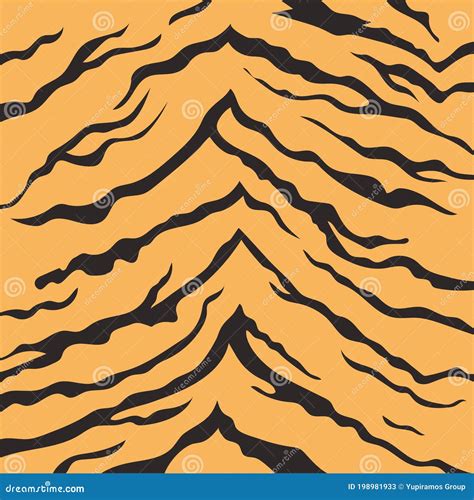 Animal Skin Print Pattern, Tiger Skin Fabric Texture Stock Vector - Illustration of textured ...