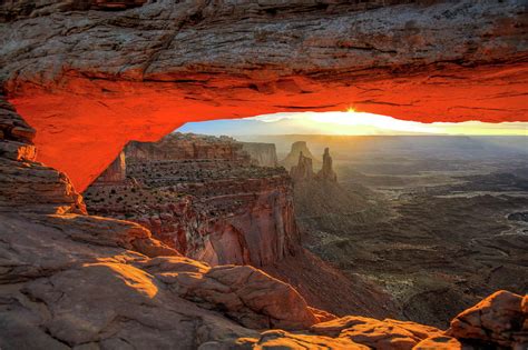 Mesa Arch Sunrise Utah Photograph by Tom Garrett - Pixels