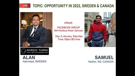 Live program immigration process in Sweden and Canada - YouTube