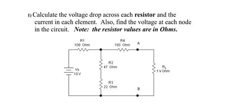 How To Find Voltage Drop In A Circuit