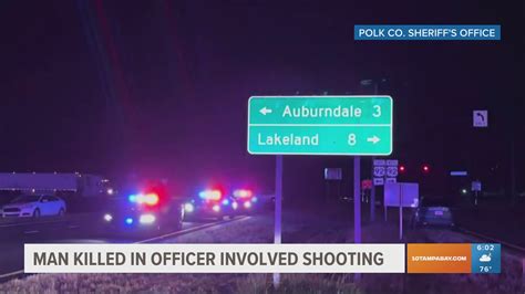 Auburndale officers, Polk deputy shoot, kill man who stole car | wtsp.com