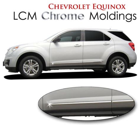 2010 2011 2012 2013 2014 CHEVROLET EQUINOX ABS LCM CHROME BODY SIDE MOLDINGS | eBay