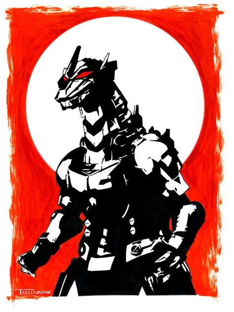 Mechagodzilla Crimson Eclipse by Tom Kelly on the web at TomKellyART ...