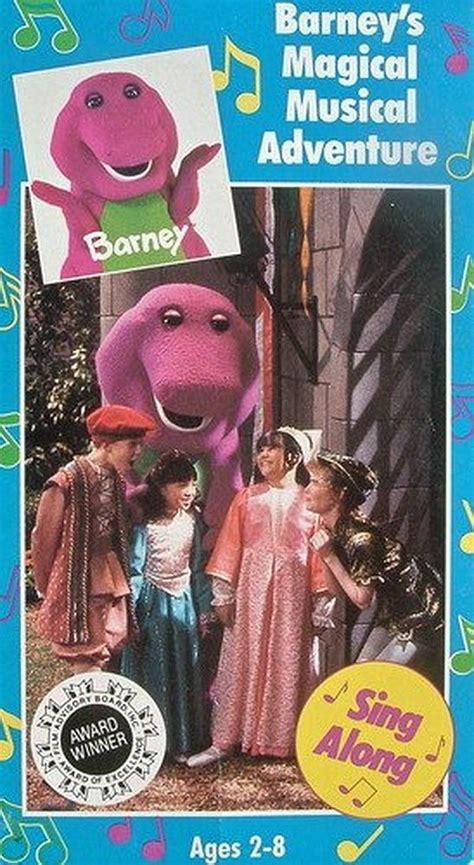 Barney's Magical Musical Adventure (Video 1993) | Kids' movies, Musical movies, Barney the dinosaurs