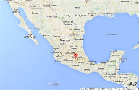 Toluca on Map of Mexico