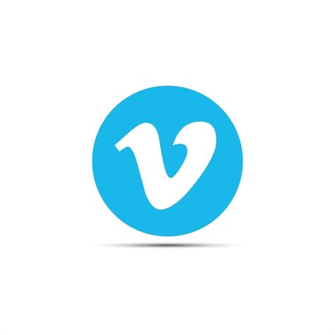 Premium Vector | Vimeo logo design symbol