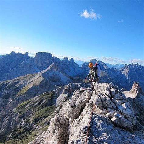 Ridge traverse on Paterno/Paternkofel #dolomites #climbing #outdoorresearch from @Cheryl and ...