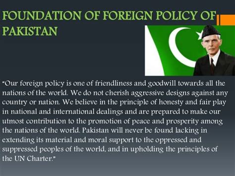 Foreign Policy of Pakistan