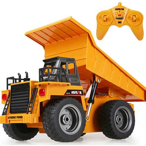 Aliexpress.com : Buy 1:18 2.4G 6CH Remote Control Alloy Dump Truck RC truck Big Dump Truck ...