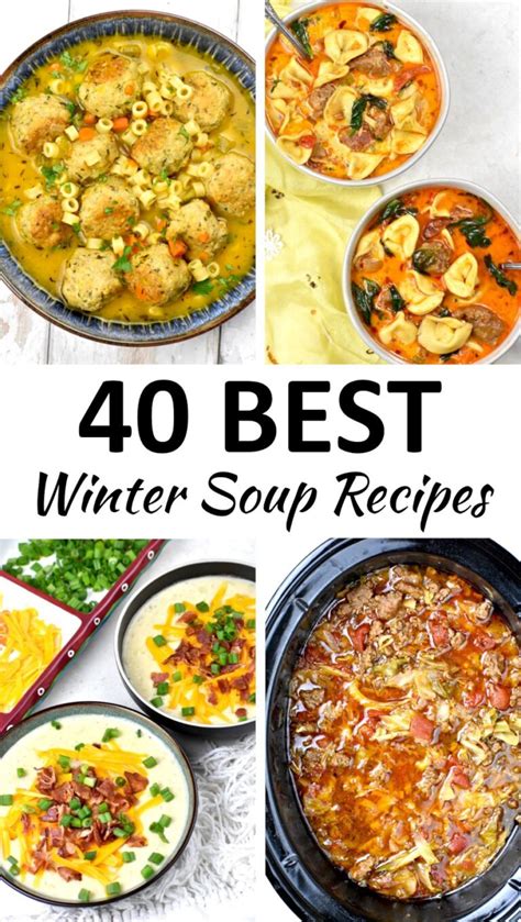 The 40 BEST Winter Soup Recipes - GypsyPlate