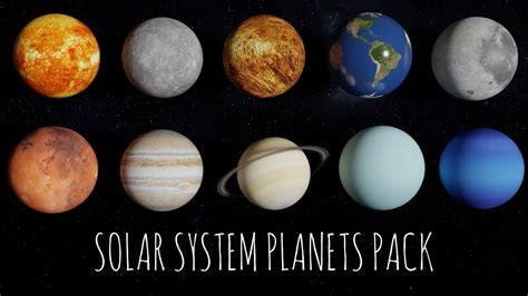 8K Textures Solar System Planets Pack 3D model | CGTrader
