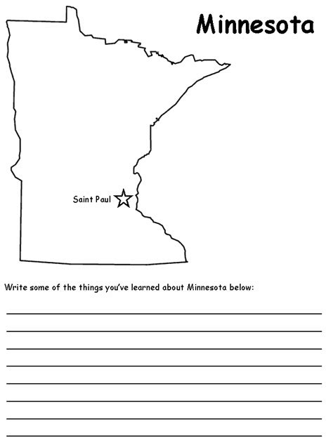 Minnesota State Map