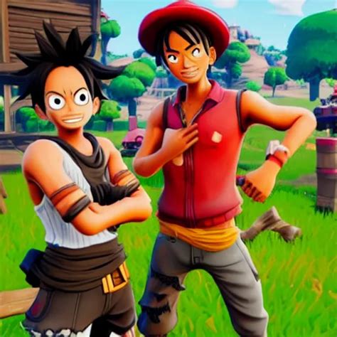 luffy in fortnite | Stable Diffusion