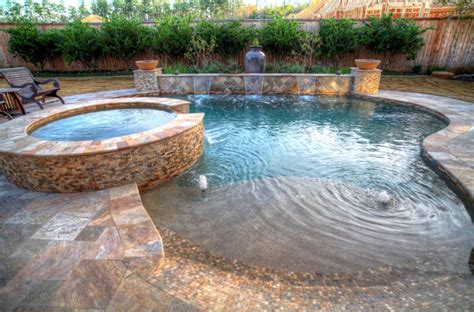 Inground Pool Ideas With Hot Tub - There are various sorts of swimming ...