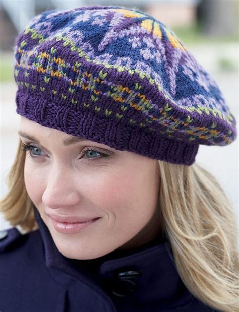 Fair Isle Tam pattern by Patons | Fair isle knitting patterns, Knitting ...