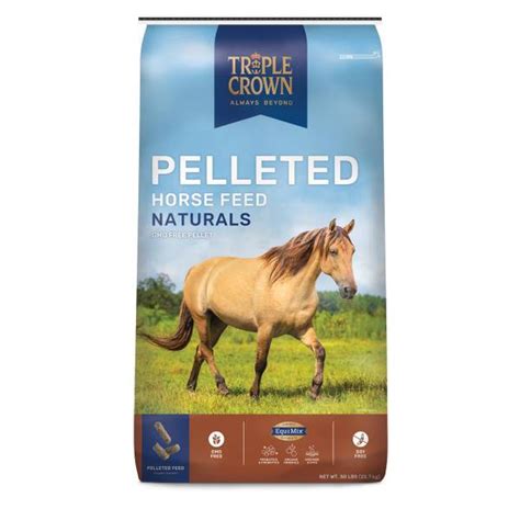 Triple Crown 50 lb Naturals Horse Feed Pellets - G4107 | Blain's Farm ...