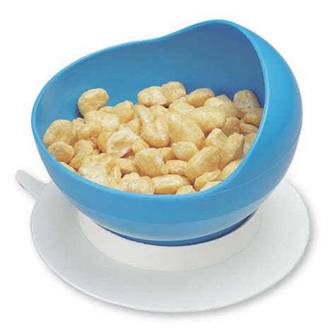 Scooper Bowl with Suction Base :: non slip curved edge adapted bowl ...