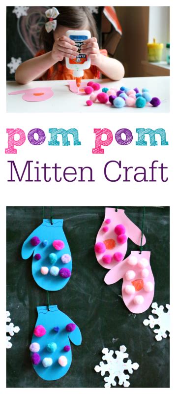 Pom Pom Mittens Craft