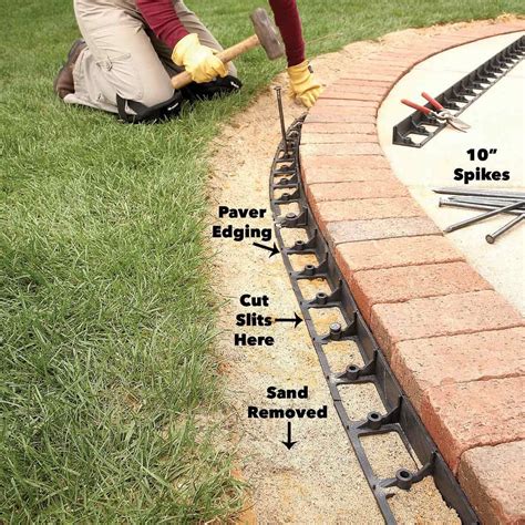How To Install Landscape Edging Pavers - Image to u