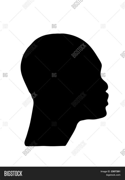 Vector Boy Face Silhouette Stock Vector & Stock Photos | Bigstock