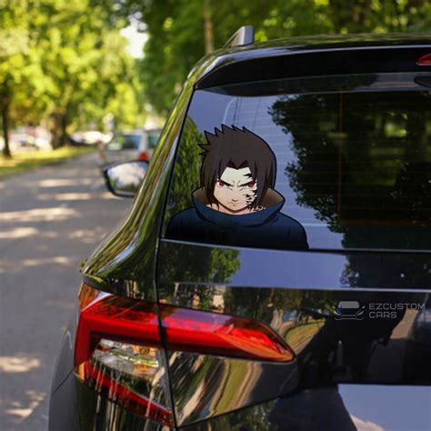 Naruto Car Accessories Anime Car Sticker Sasuke Uchiha | Naruto, Car stickers, Anime