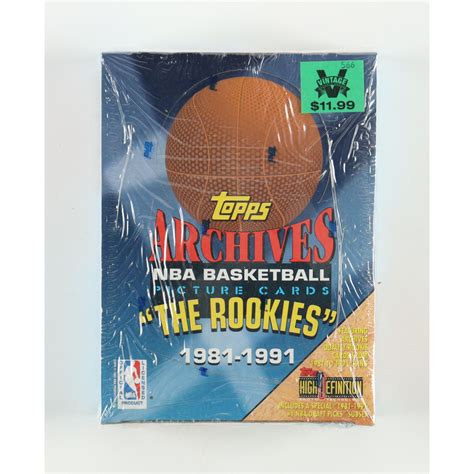 1981-1991 Topps Archives "The Rookies" Basketball Card Box with (24) Packs | Pristine Auction